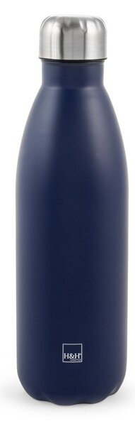 Bottiglia termica in acciaio inox 18/10 colore blu cl 0,75