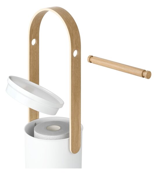 Porta carta igienica bianco in plastica Bellwood – Umbra