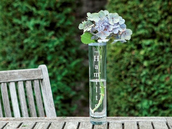 Vaso vetro uniflor hamilton cm 28h