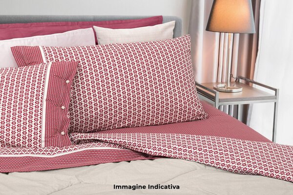 Set Lenzuola Cotone Singolo Sopra Sotto con Angoli e Federe Cober Maya Ecru