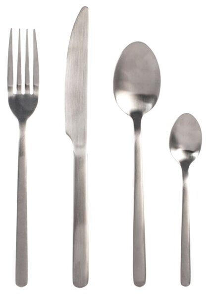Servizio 24 posate tavola Satinee in acciaio Inox