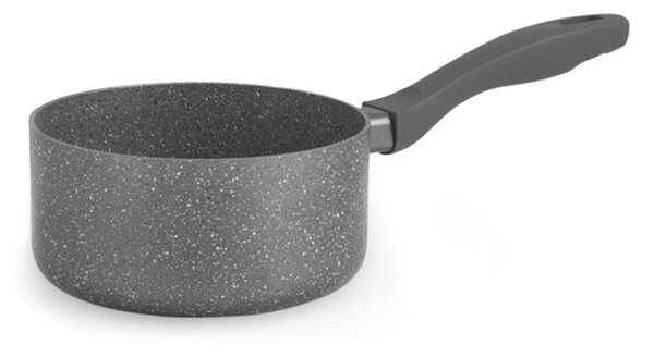 Casseruola 1 manico Stone Grey in alluminio con rivestimento antiaderente stone cm16