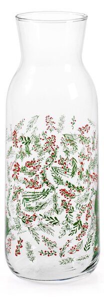 Brocca Wildberry in vetro decorato lt 1,2