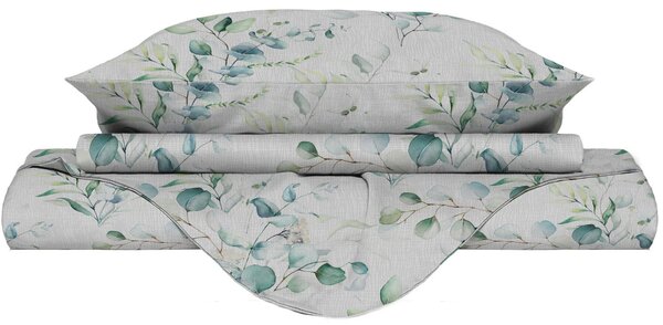 Copripiumino Singolo con Federe Stampato in Microfibra Ivy