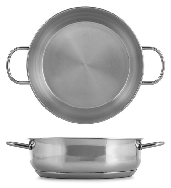Casseruola semifonda 2 manici Officine Standard Sara in acciaio inox cm 24