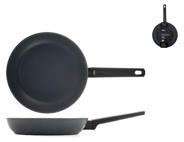 Padella Polaris in alluminio antiaderente colore grigio antracite cm 26