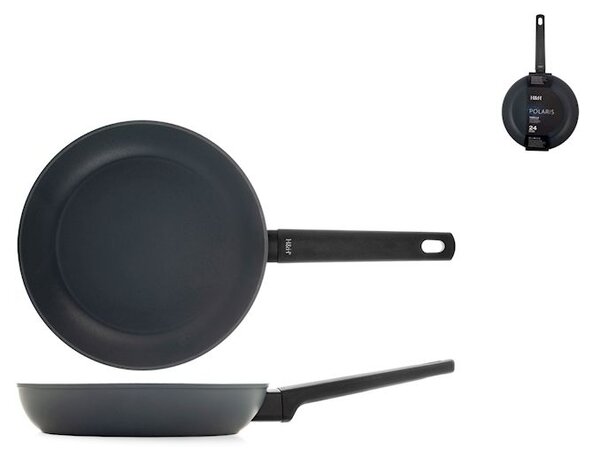 Padella Polaris in alluminio antiaderente colore grigio antracite cm 24
