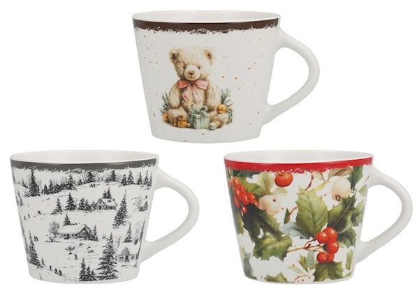 Tazze da tè Winter Tale in New Bone China 280cc