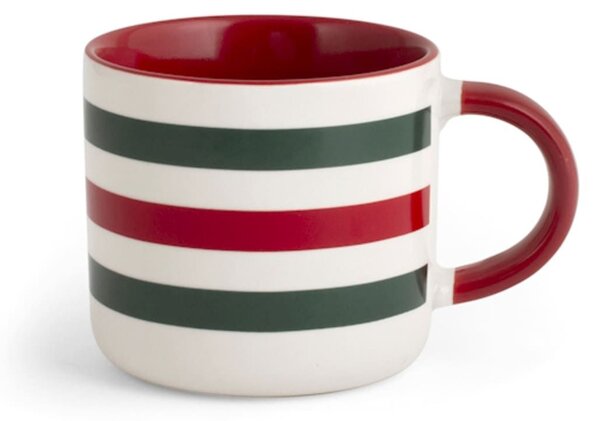 Confezione 6 tazze mug natalizie Holly in new bone china decorate cc 360