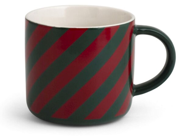 Confezione 6 tazze mug natalizie Holly in new bone china decorate cc 360
