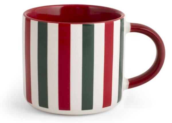 Confezione 6 tazze mug natalizie Holly in new bone china decorate cc 360