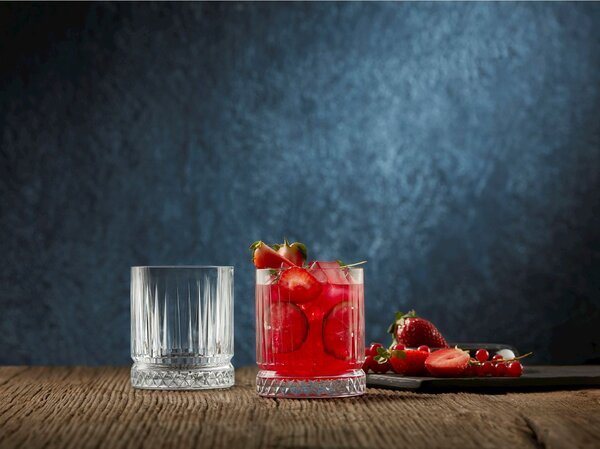Confezione 4 bicchieri DOF whisky Elysia in vetro cl 21