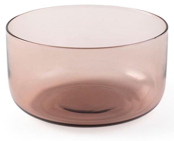 Set 6 coppette Nova in vetro colore vinaccia cl 74