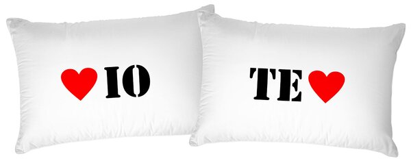 Set 2 Federe con Stampa Digitale in Cotone Printed 03