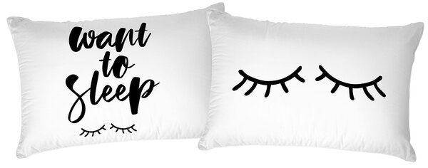 Set 2 Federe con Stampa Digitale in Cotone Printed 01