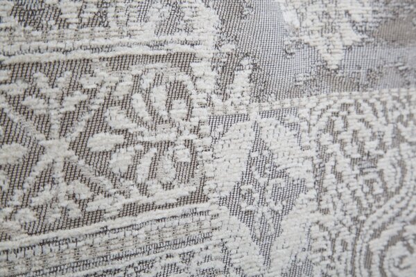 Testiera Letto Damasco 180x8x100 cm Poliestere Lino e Playwood