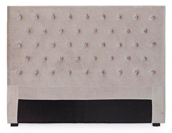 Testiera Letto Caspar Grigio Chiaro 160 in Legno