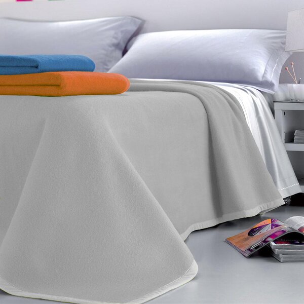 Coperta Misto Lana Singola 350gr Cober Jenny Grigio