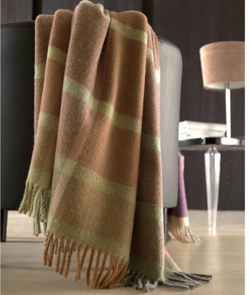 Coperta Pura Lana Singola 380gr Cober Denver Beige