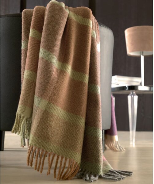 Coperta Pura Lana Singola 380gr Cober Denver Beige
