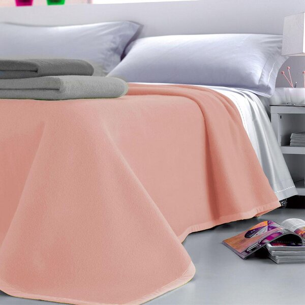 Coperta Misto Lana Singola 350gr Cober Jenny Rosa Fard