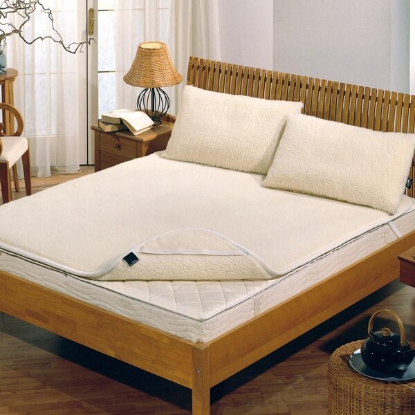 Coprimaterasso Pura Lana Merinos Singolo 800gr Cober Basic Beige