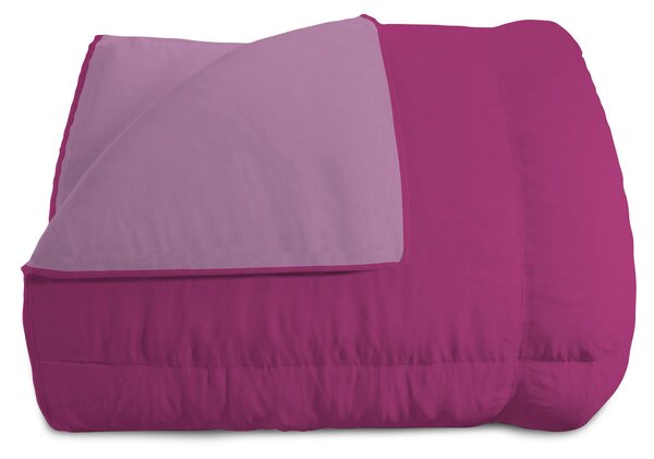 Trapunta Invernale 1 Piazza e Mezzo Doubleface 300gr Lilla/Fuxia