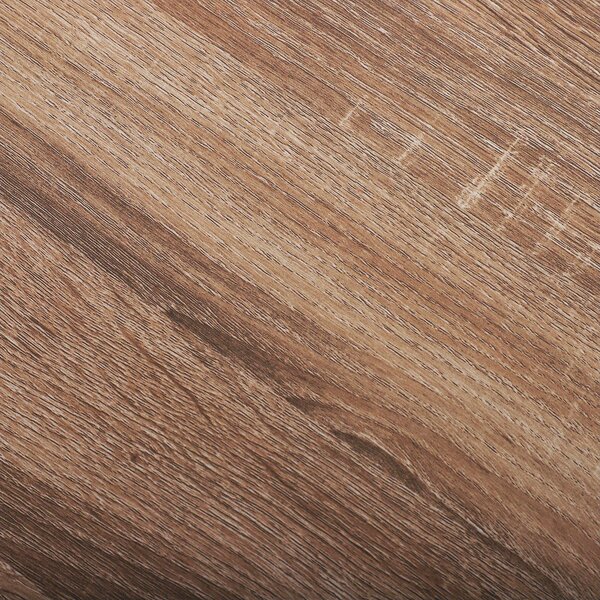 Comodino per Camera da Letto in Legno 45x35x46.5 cm Home Rovere e Bianco