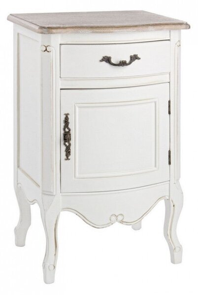 Comodino 1 Anta 1 Cassetto Justine in Legno