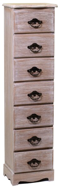 Cassettiera in Legno 7 Cassetti Stoccarda