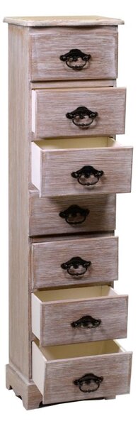 Cassettiera in Legno 7 Cassetti Stoccarda