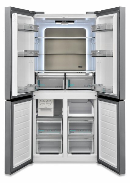 Sharp Frigorifero Americano Side by Side Capacit 487 Litri Classe energetica D Raffreddamento No Frost colore Acciaio Inox - SJ-NFA35IHXID