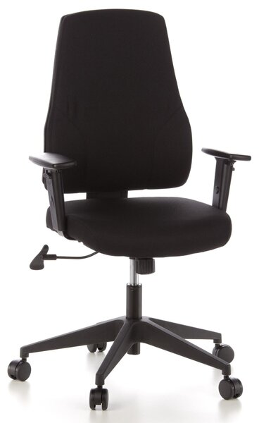 Sedia da ufficio PRO-TEC 100, nera, in tessuto, con altezza regolabile