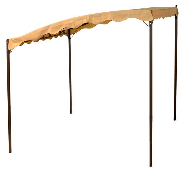 Pergola da Giardino in Acciaio 2,5x3m Georgia Beige