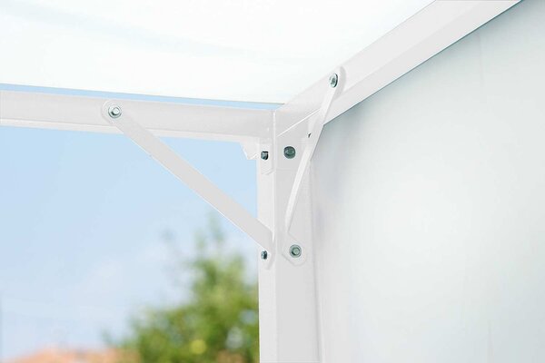 Pergola da Giardino in Ferro 3,5X2,5m Vorghini Chains Bianca