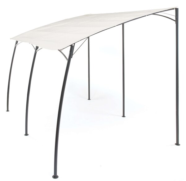 Pergola da Giardino 2.5x3.5 m in Ferro Taddei Pigalle S Beige