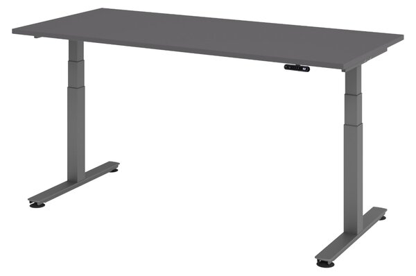 Scrivania elettrica bümö XDSM - Finitura: grafite, struttura: grafite, dimensioni: 180 x 80 cm