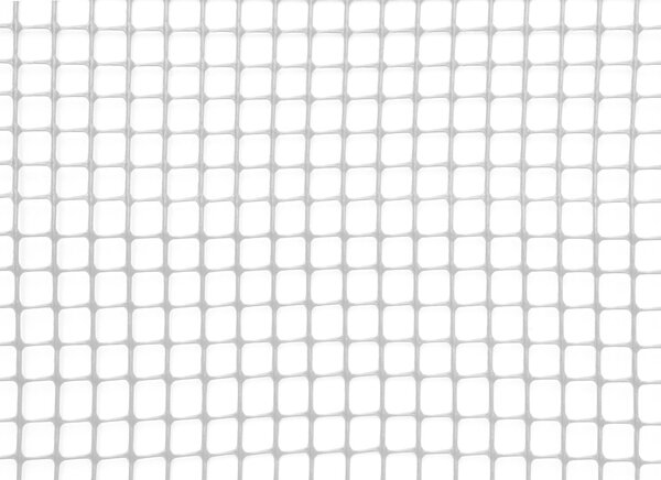 Rete Quadra da Giardino 10mm in Plastica 1x30m Rama Mirror Bianco