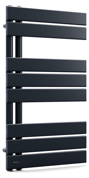 Asciugamani elettrico, 320 W, da montare a parete, acciaio, 45x80 cm, antracite