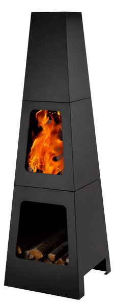 Stufa Braciere a Legna o Carbone da Esterno Qlima FFW1036 Nero