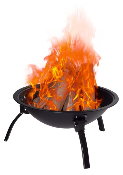 Stufa Braciere Grill a Legna o Carbone da Esterno Qlima FFGW4556 Nero