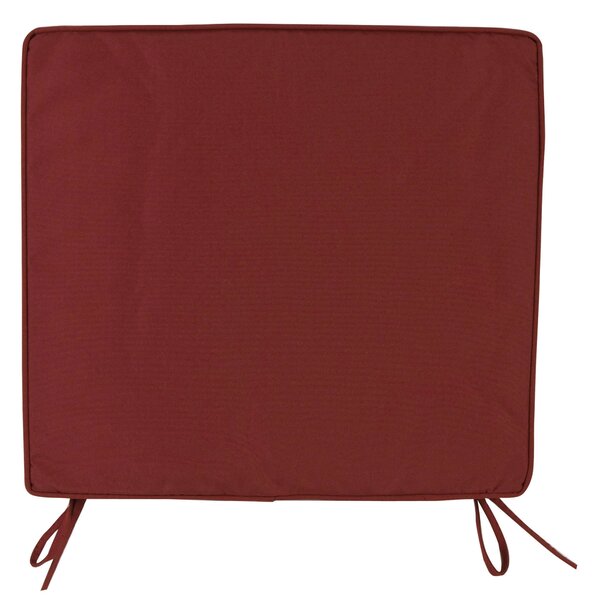 Cuscino per Sedie da Giadino 38x41cm Bauer Box Bordeaux