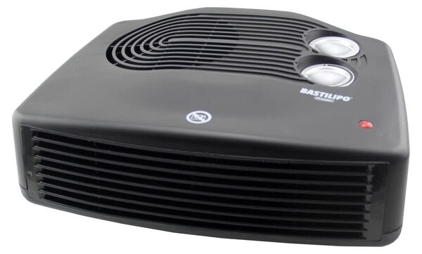 Ventilatore riscaldante da 2000 W, in plastica, colore nero