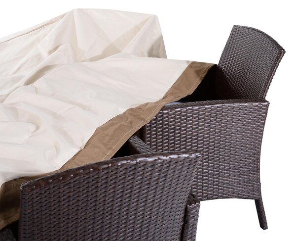 Telo di Copertura Impermeabile Multiuso in Oxford Crema 35.3x28x12 cm