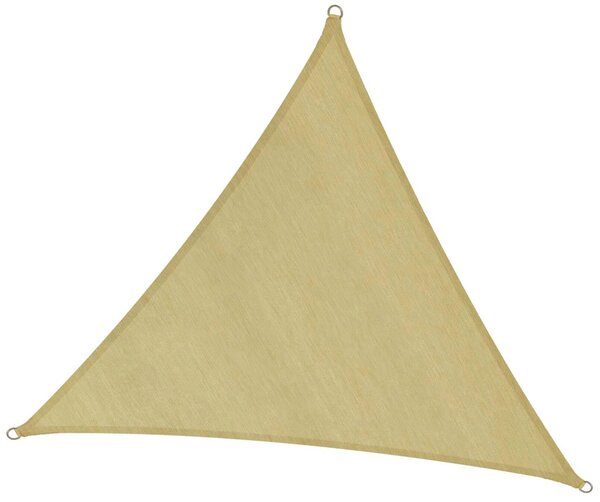 Tenda Vela da Giardino Triangolare 5x5x5m Ecrù