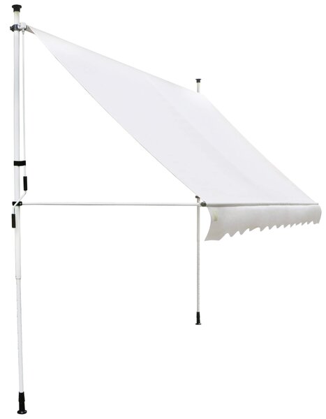 Tenda da Sole 3x1,3m Tessuto Poliestere Kraus Pergola Ecrù