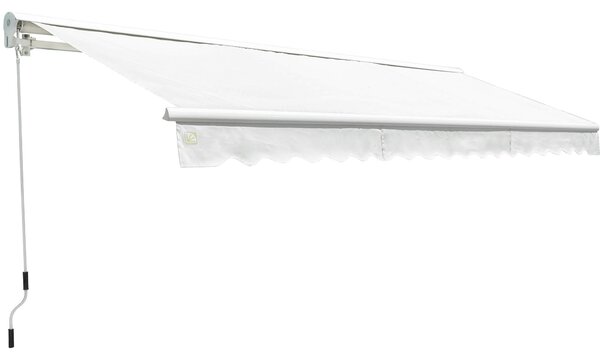Tenda da Sole 2,95x2m Tessuto Poliestere Kraus Lavanda Ecrù