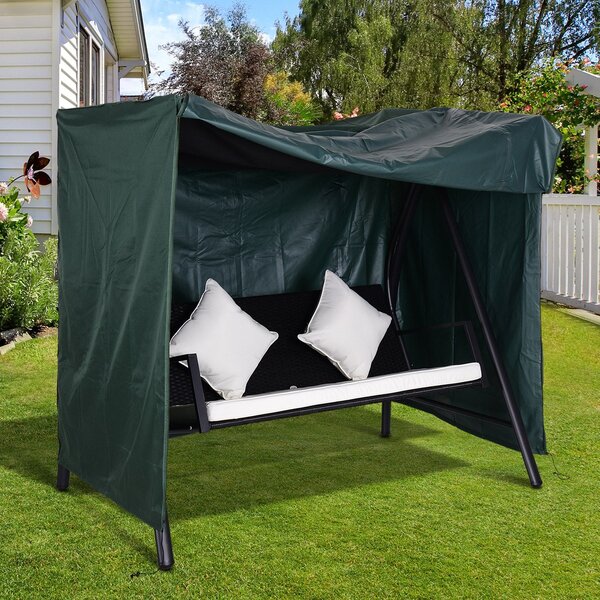 Telo di Copertura per Dondolo da Giardino in Tessuto Oxford 177x114x152 cm Rainy