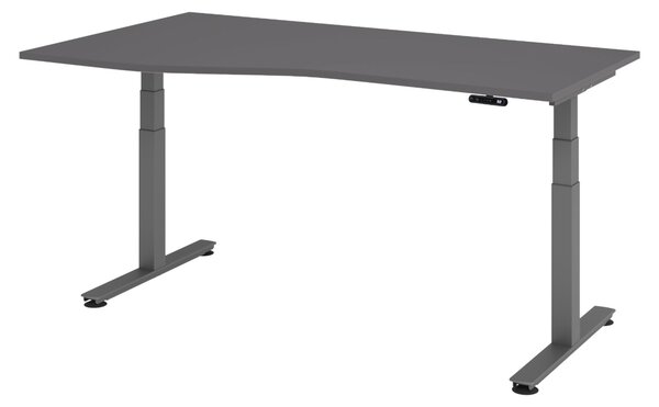 Scrivania elettrica bümö XDSM - Decorazione: grafite, struttura: grafite, dimensioni: 180 x 100 cm