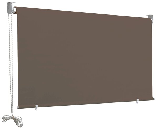 Tenda da Sole a Caduta 2,5x1,5m in Poliestere Marrone